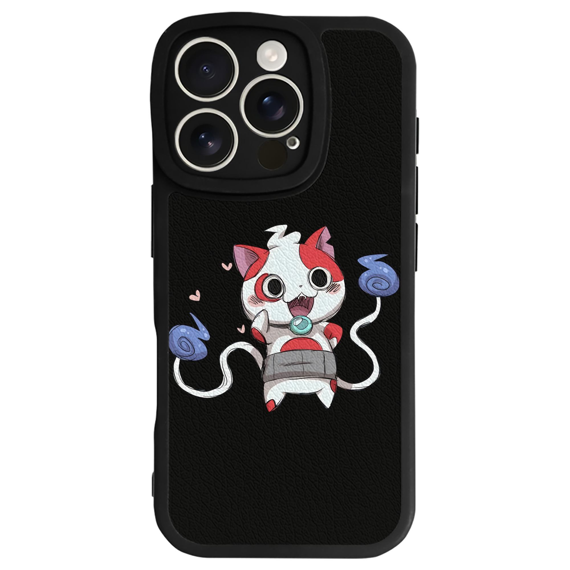 （画像用） 妖怪ウォッチ Yo-kai Watch 【iPhone 16シリーズ対応】シリコンスマホケース（レザー調） 材質：シリコン
